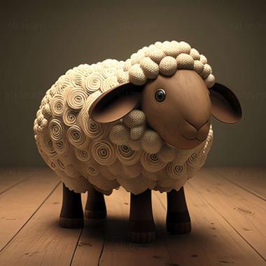 3D model Dolly sheep famous animal (STL)